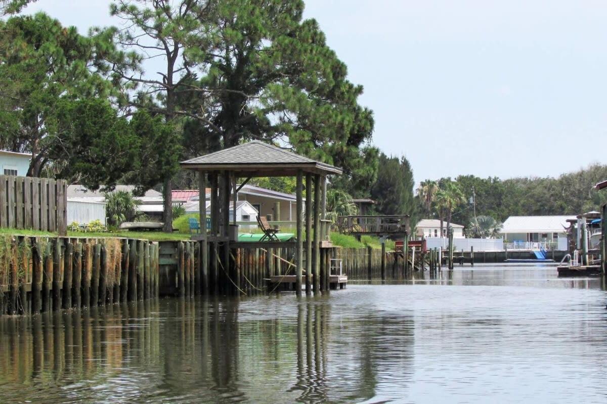 Canal Home Dock Walk To Beach Kayaks Sup Fishing 圣奥古斯丁 外观 照片